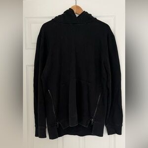 John Elliott Hooded Villian Hoodie - Black